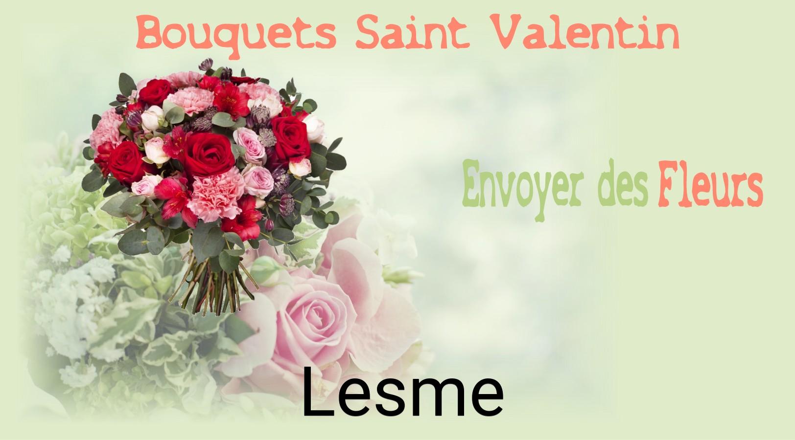 Roses de Saint-Valentin livrées à Lesme